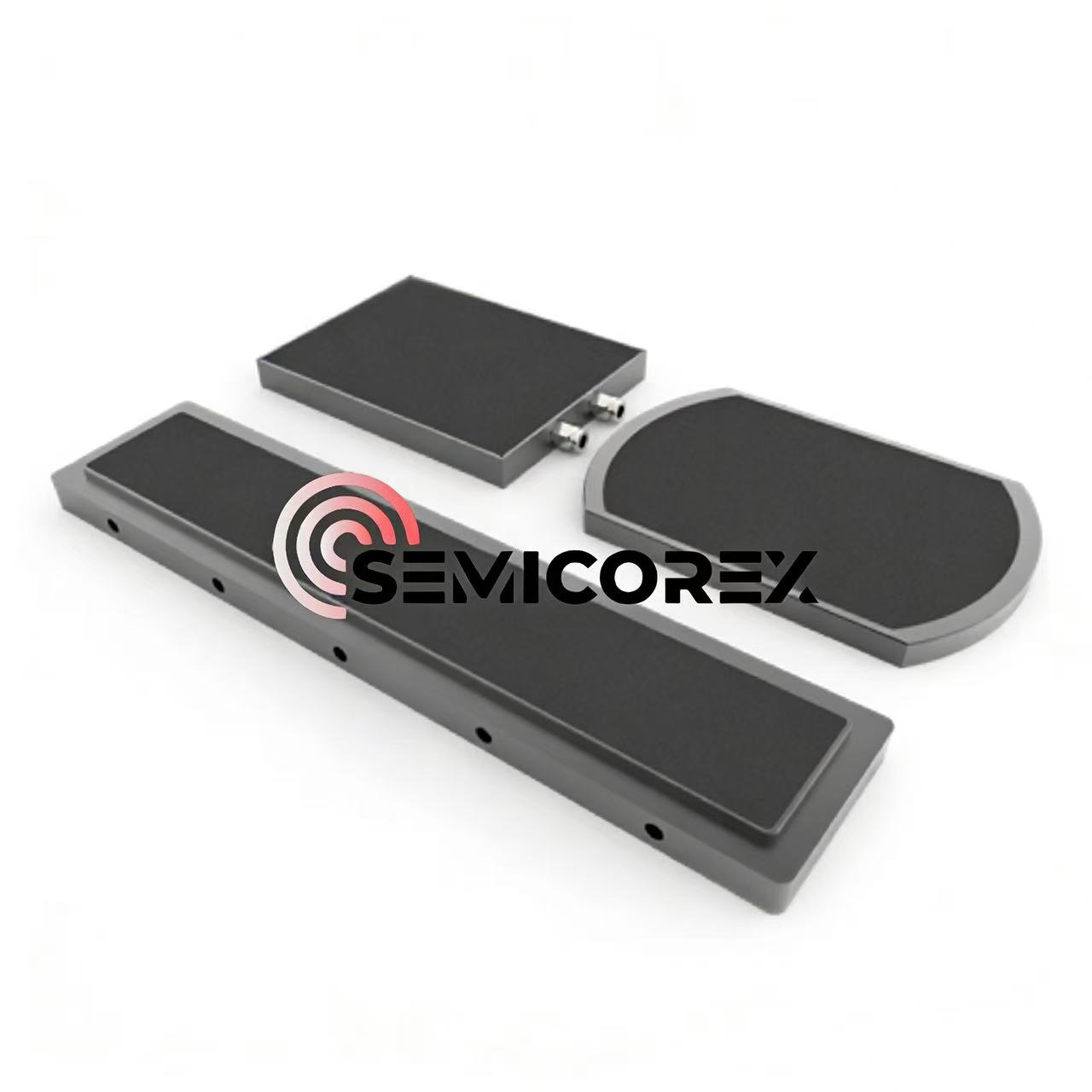 Alumina Beltza Zeramikazko Hutseko Chucks