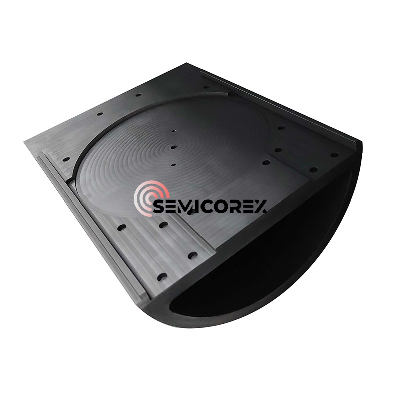 SiC estalitako Halfmoon zatiak